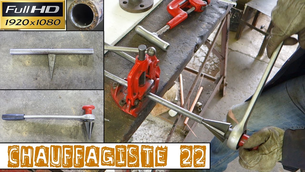 Chauffagiste22-Comment &eacute;bavurer un tube en acier avec un &eacute;bavureur pour l'acier