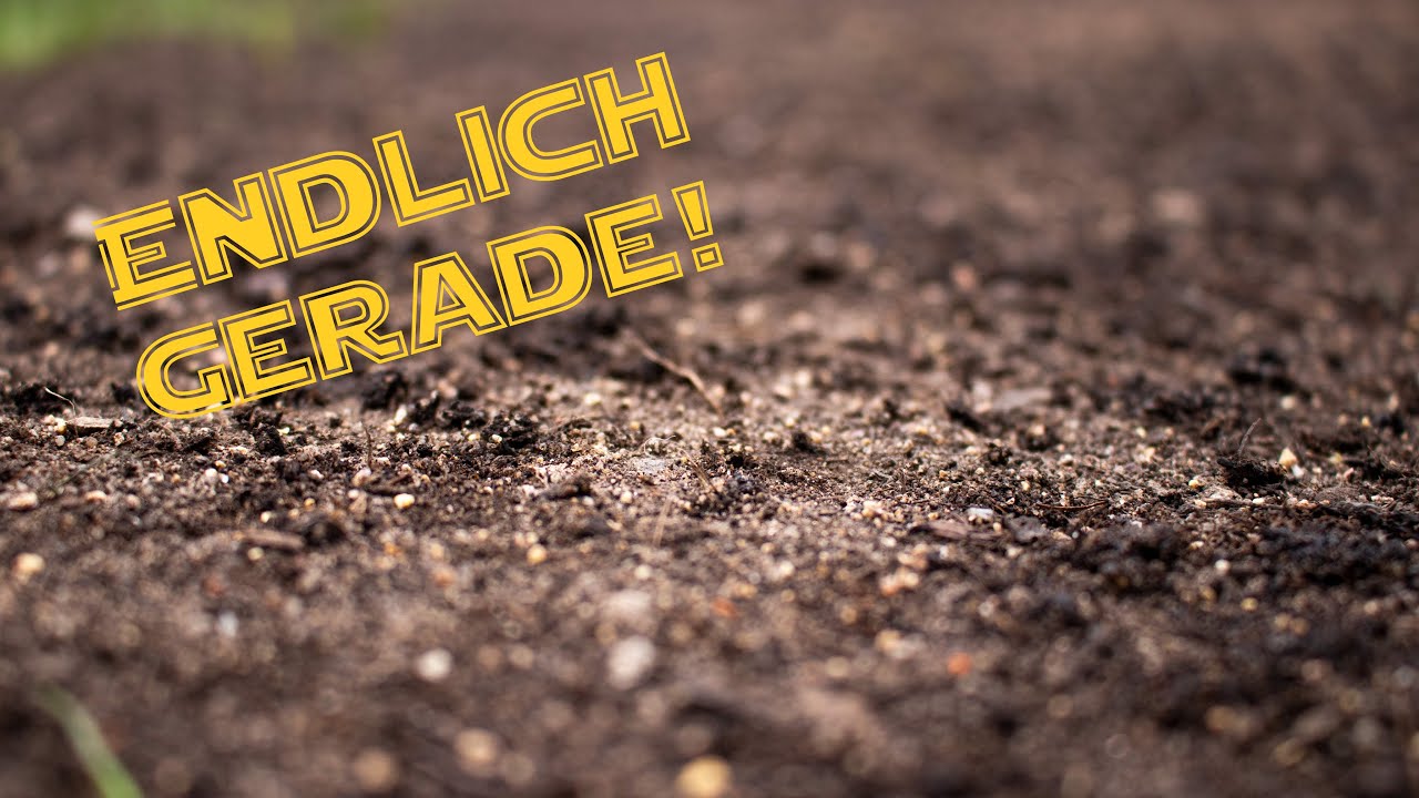 Begradigen Nr.2 | Rasen erneuern Teil. 3