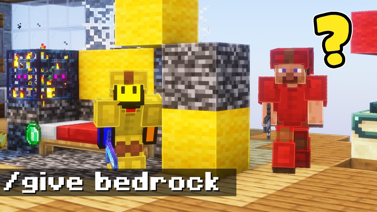 Hice trampa en secreto con /GIVE en Bedwars