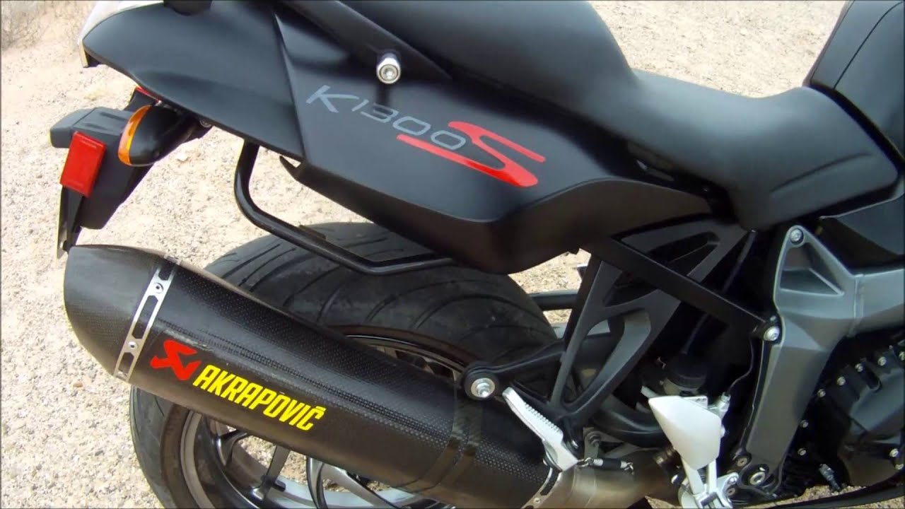 Modded BMW K1300S with C/F Full Akrapovic System