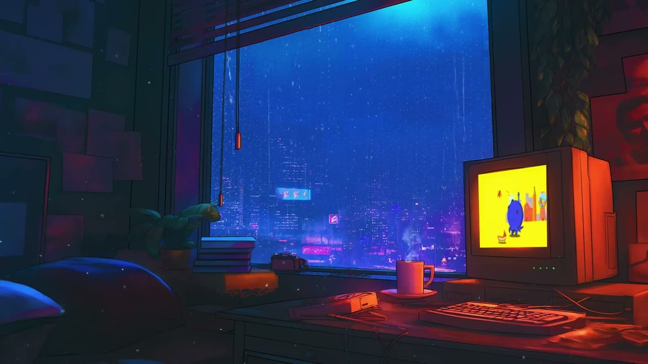 1980s & 90sLofi Hip Hop Beats 🎶 Nostalgic Retro Vibes & Vintage Room Ambience 📺 Lofi Rain Playlist