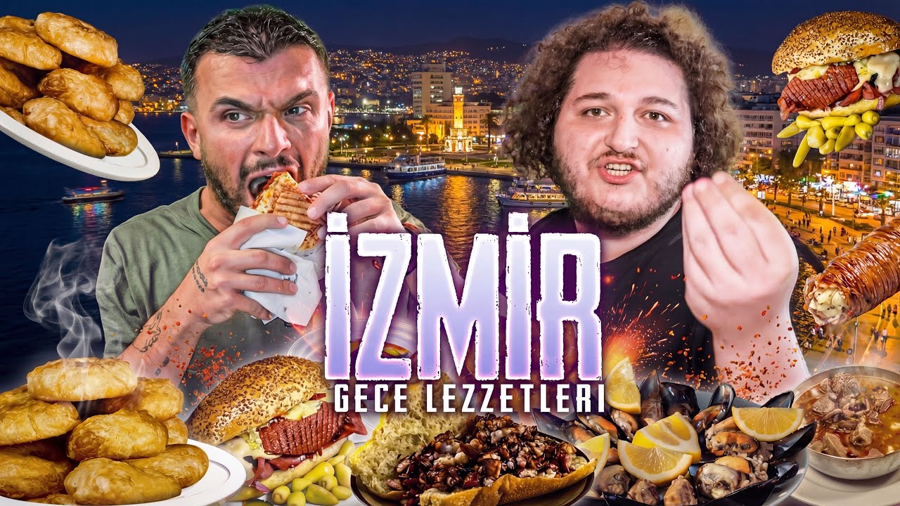 İZMİR GECE SOKAK LEZZETLERİNİ DENEDİK ! w/@bicimali