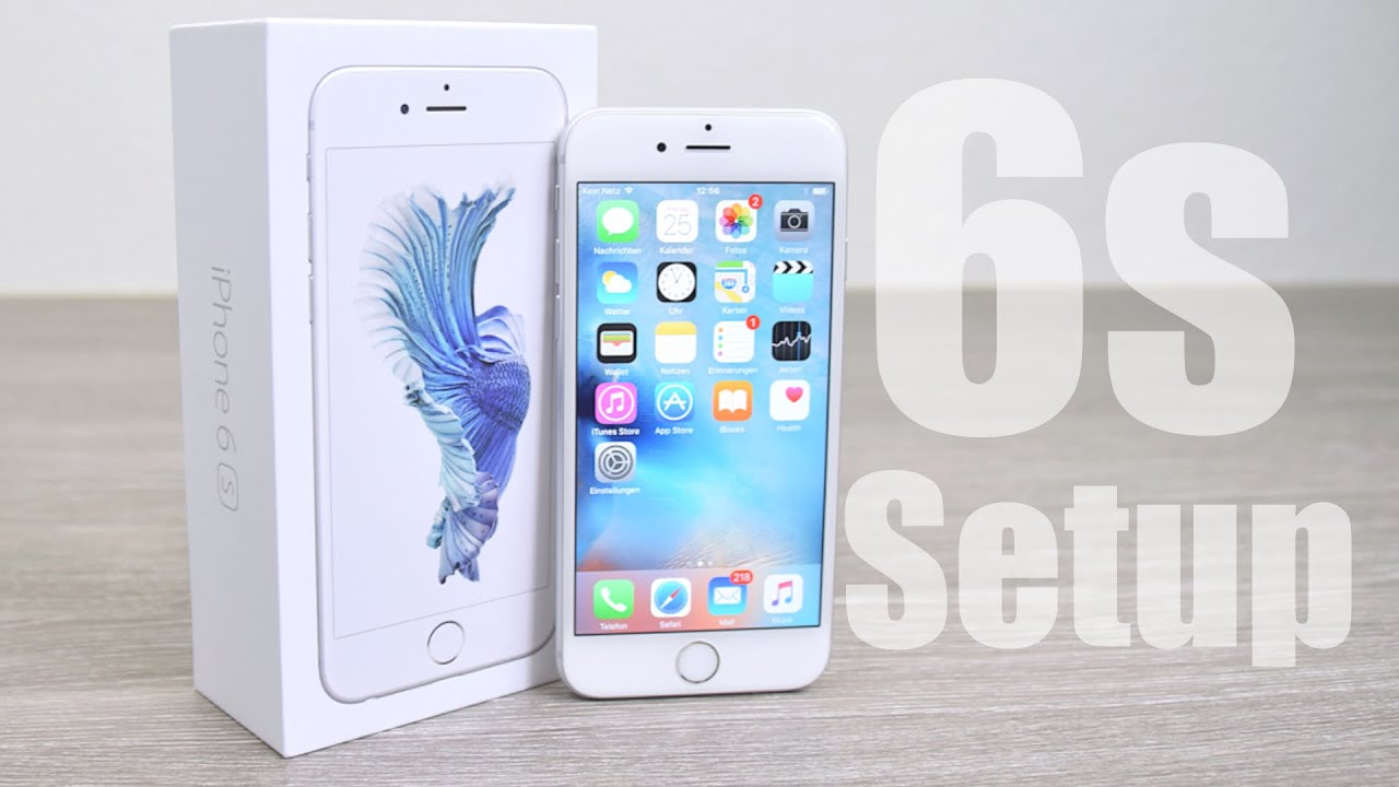 HowTo: iPhone 6s Erster Start, Setup und Sim Karte einlegen - iOS 9