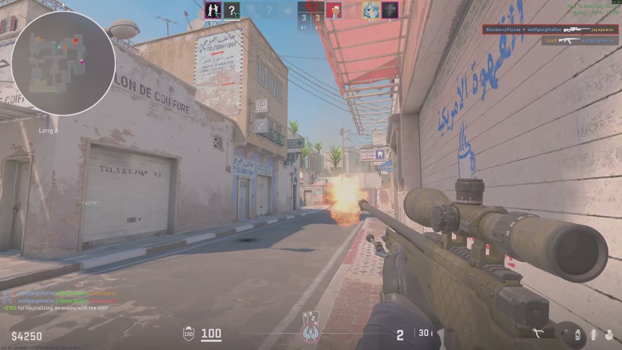 AWP 4k and terrible timing | CS2 Clips