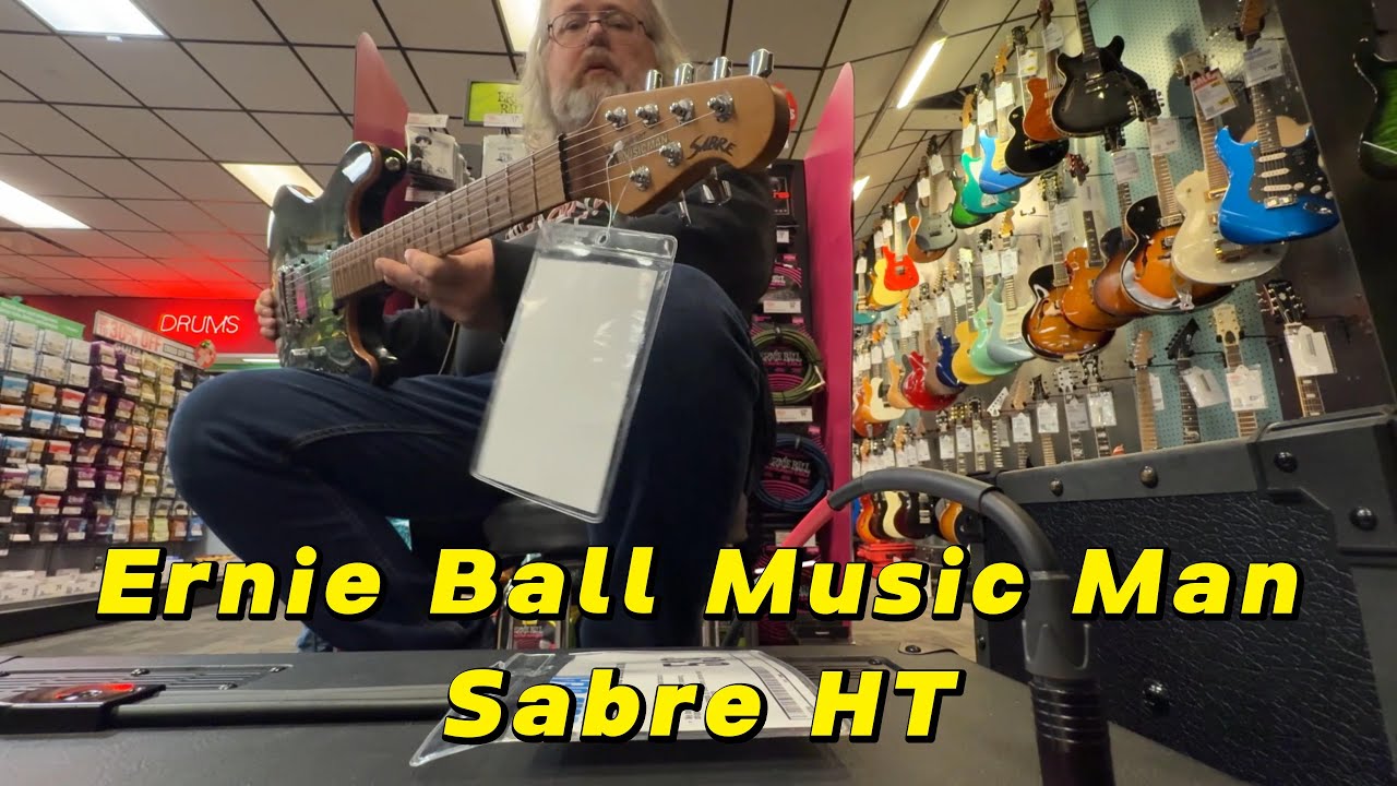 Ernie Ball Music Man Sabre HT guitar demo at Guitar Center.