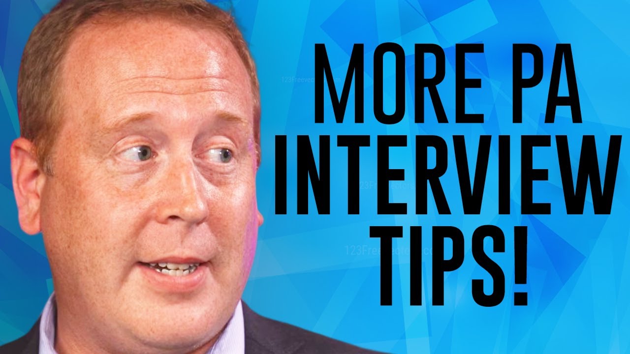 More PA Interview Tips! | Yale's Matthew Gordon, MBA, PA-C