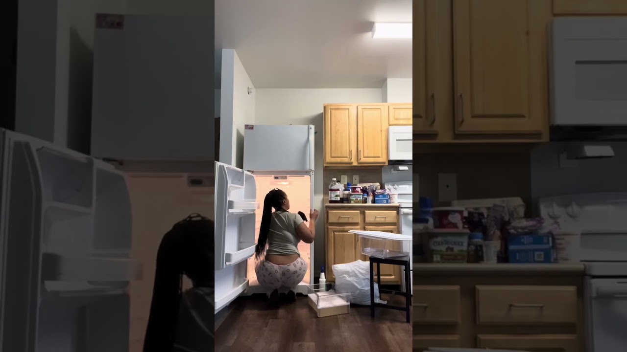 Watch me clean my fridge part 1 