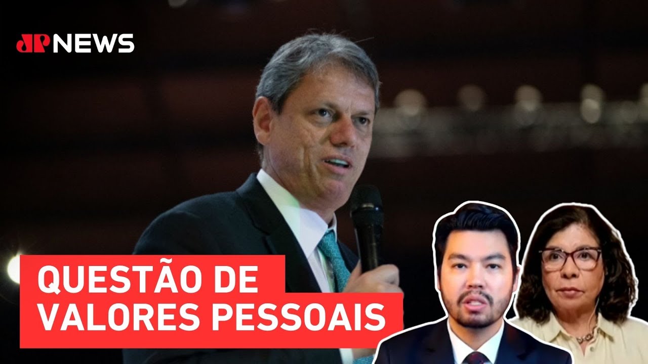 Tarcísio rebate Kassab e diz que relação com Bolsonaro não é submissão