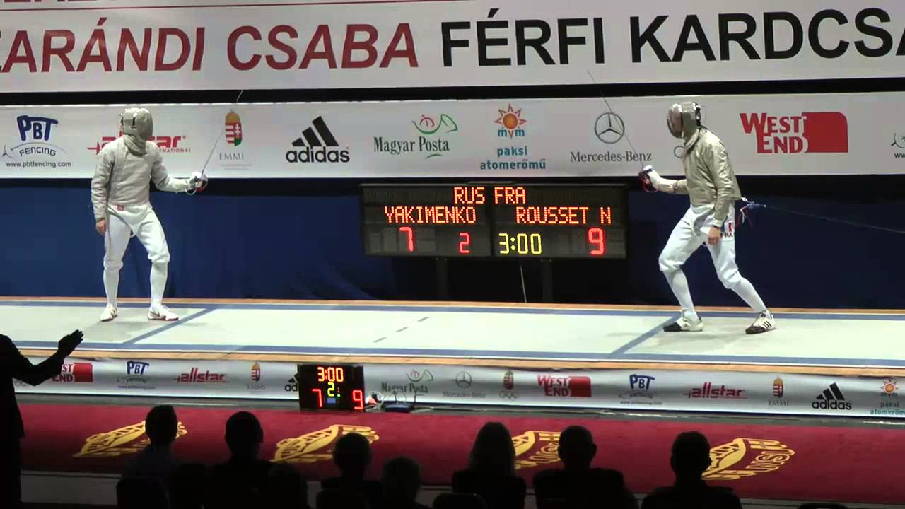 Budapest 2015 - L4 - Rousset FRA v Yakimenko RUS