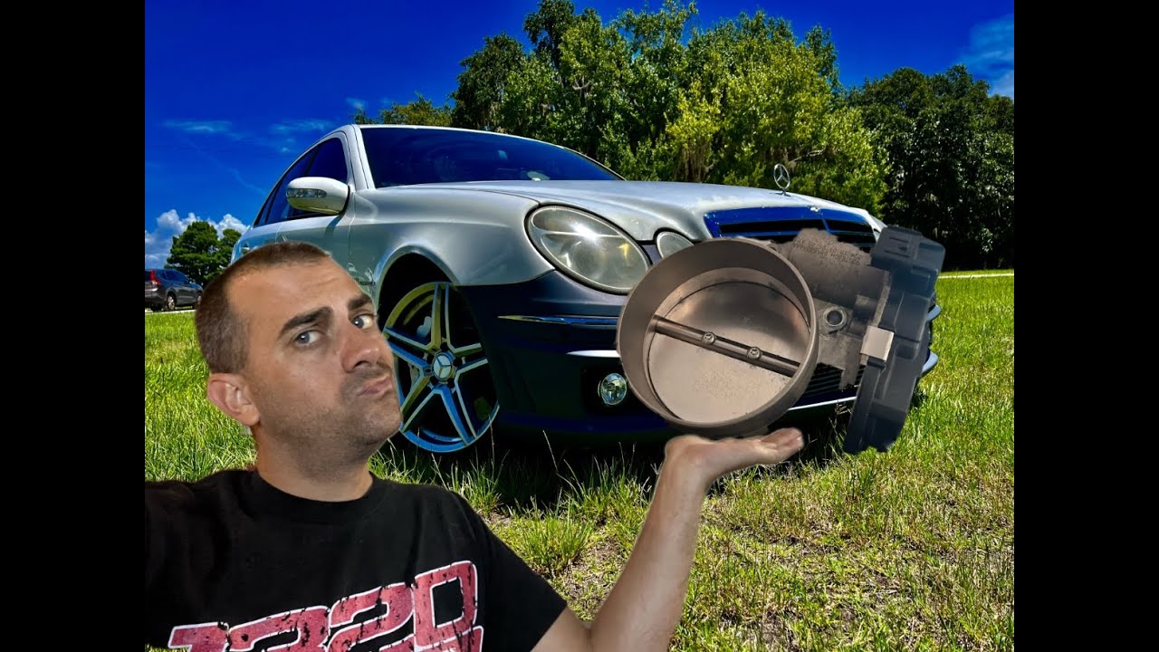 Установка дроссельной заслонки HELLCAT и форсунки VRP на E55 AMG