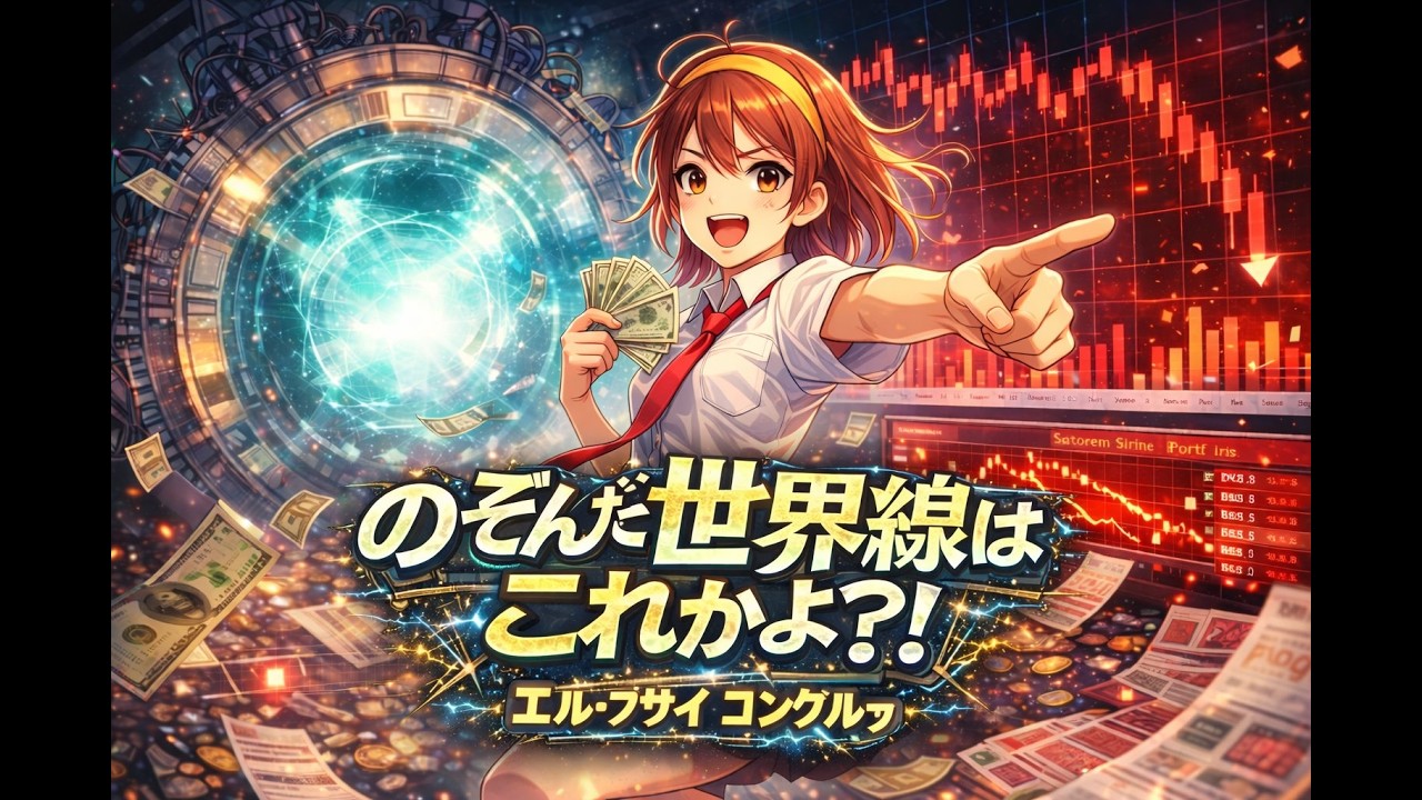 真っ赤に染まったポートフォリオ📉