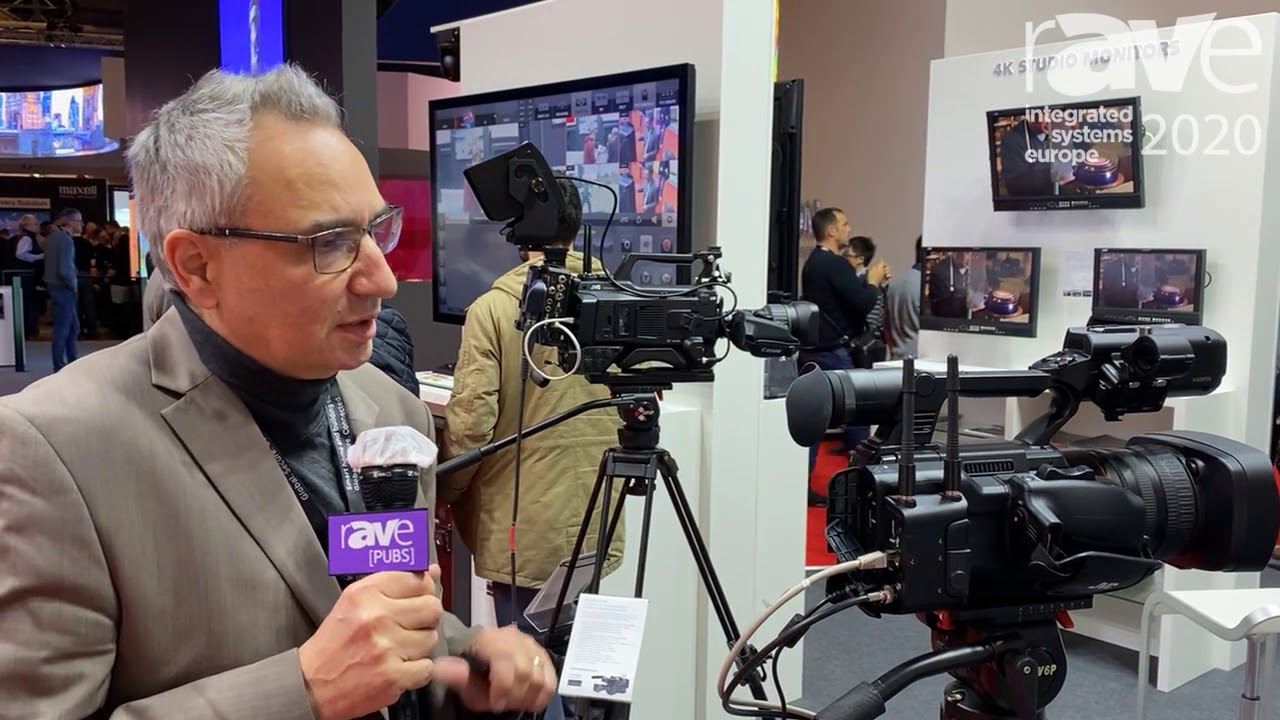 ISE 2020: JVC Features the GY-HC 550 4K Production Camera With Livestreaming