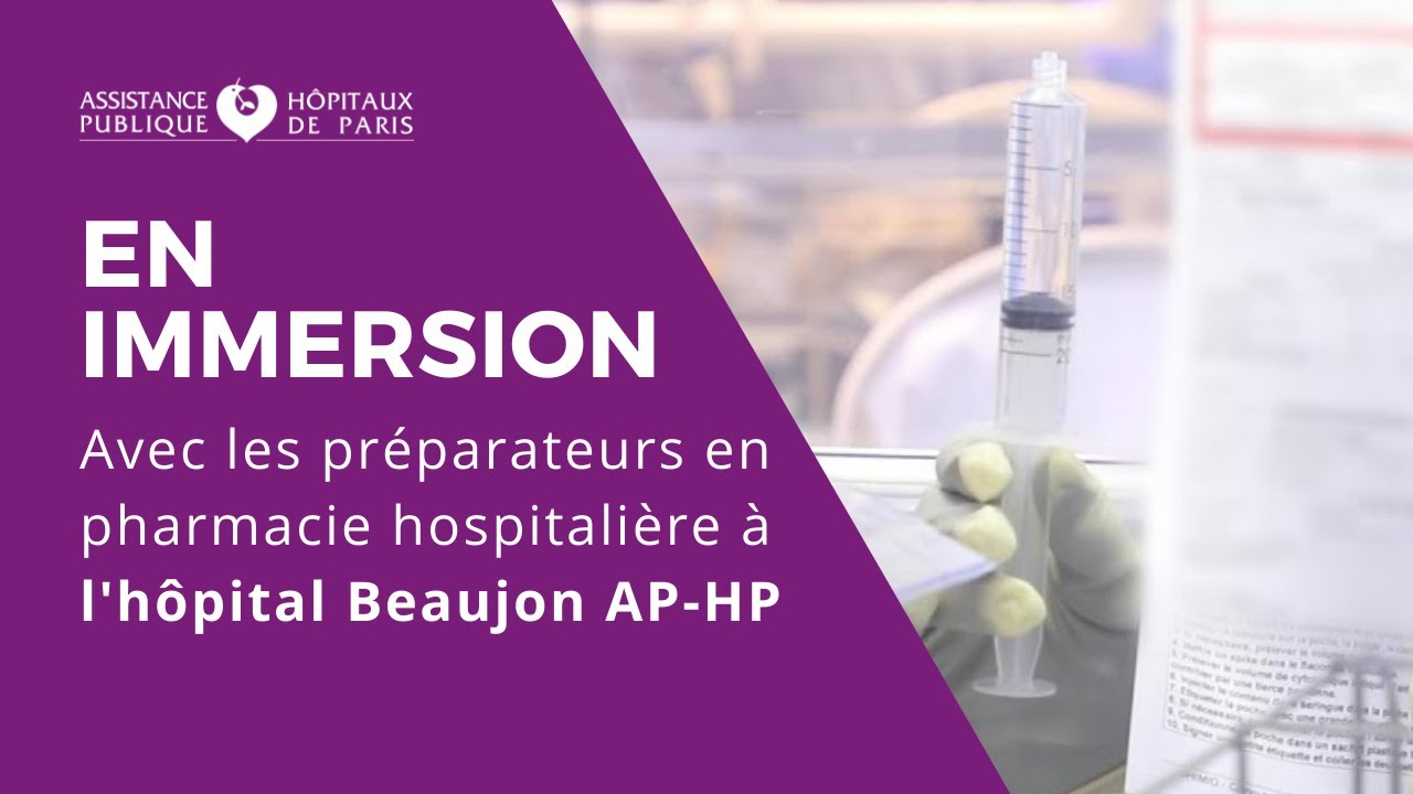 [En immersion] Avec les préparateurs en pharmacie hospitalière à l'hôpital Beaujon AP-HP
