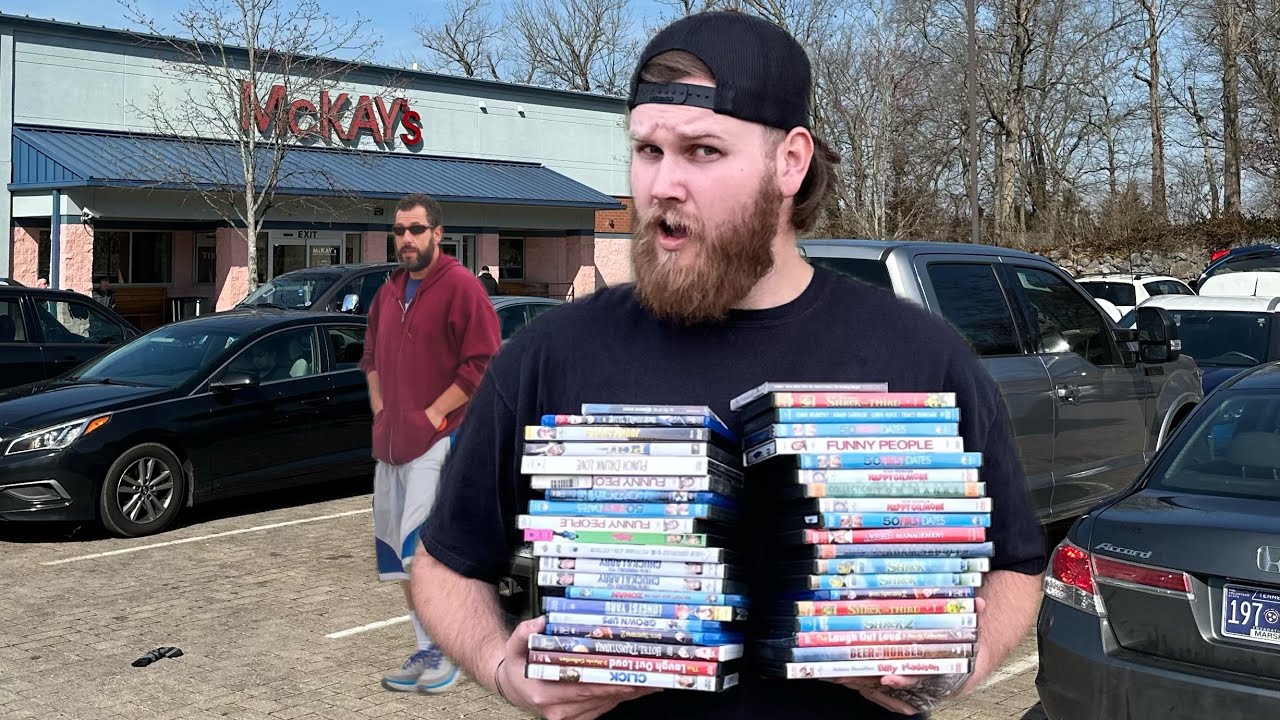 I BOUGHT EVERY ADAM SANDLER MOVIE AT MCKAY’S BOOK STORE IN NASHVILLE TN