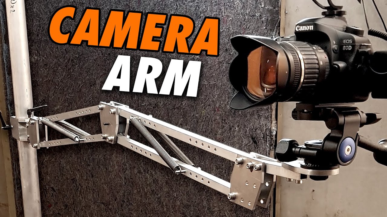 Articulated Camera Arm on Wheels (no more Tripod!) (Plans available)