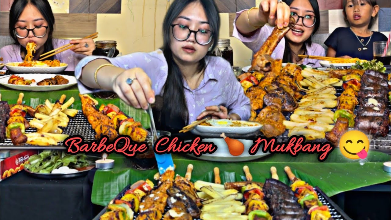 Покаяние в барбекю Bella Ga Yumda 😀|| Ям Хаоре 🤗🤗 || Овощи, конечно, не корейка 😀|| Прекрасно и э...