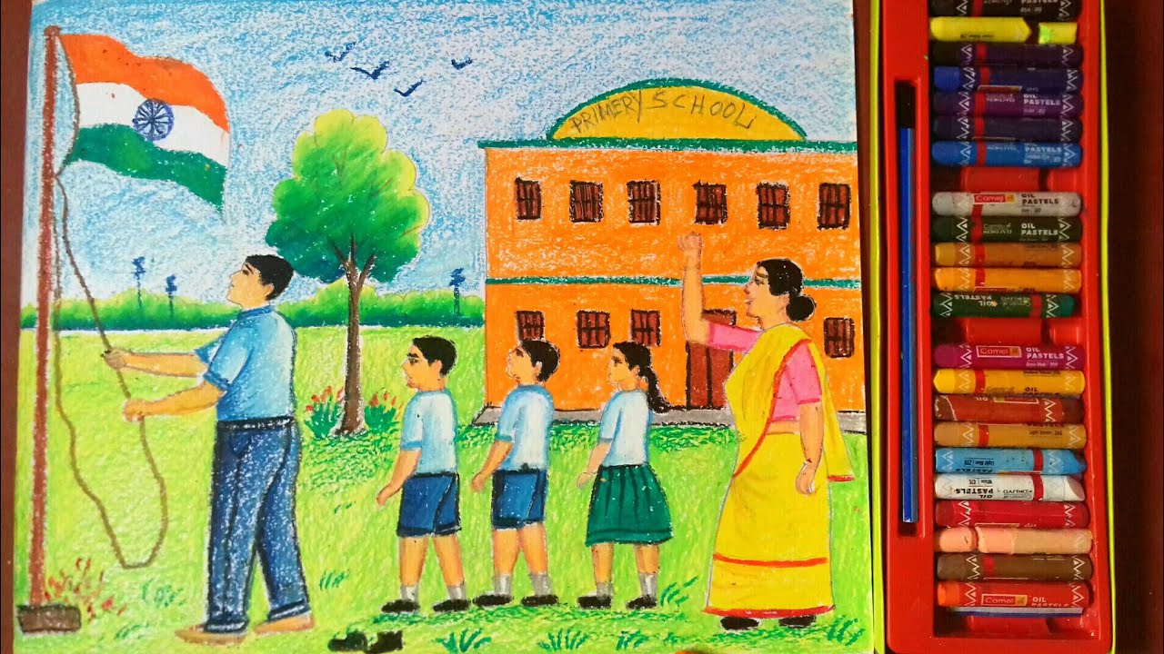 independence day drawing ||independence day painting beginners |