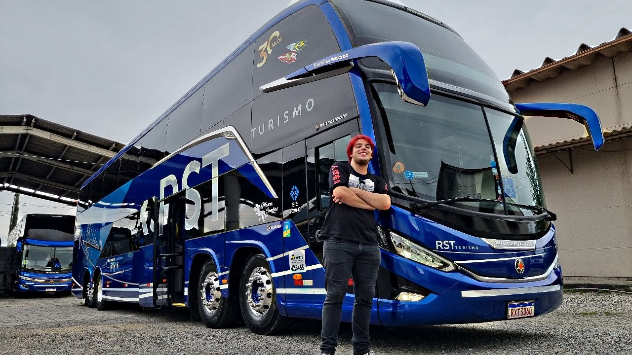 Apresentação Marcopolo Paradiso 1800 DD G8 Com Chassi Scania K440IB
