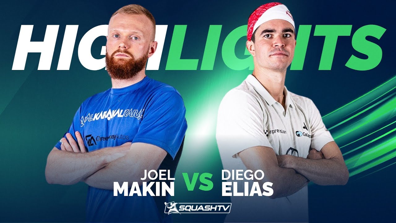 🏴󠁧󠁢󠁷󠁬󠁳󠁿 Макин против Элиаса 🇵🇪 | Финал тура PSA Squash 2024/25 | ОСНОВНЫЕ МОМЕНТЫ SF