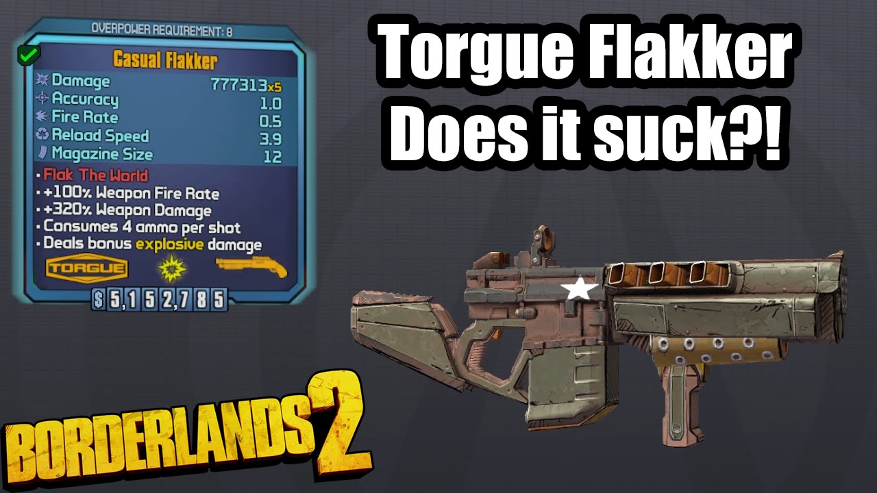 Borderlands 2: Legendary Flakker- Does it suck!?