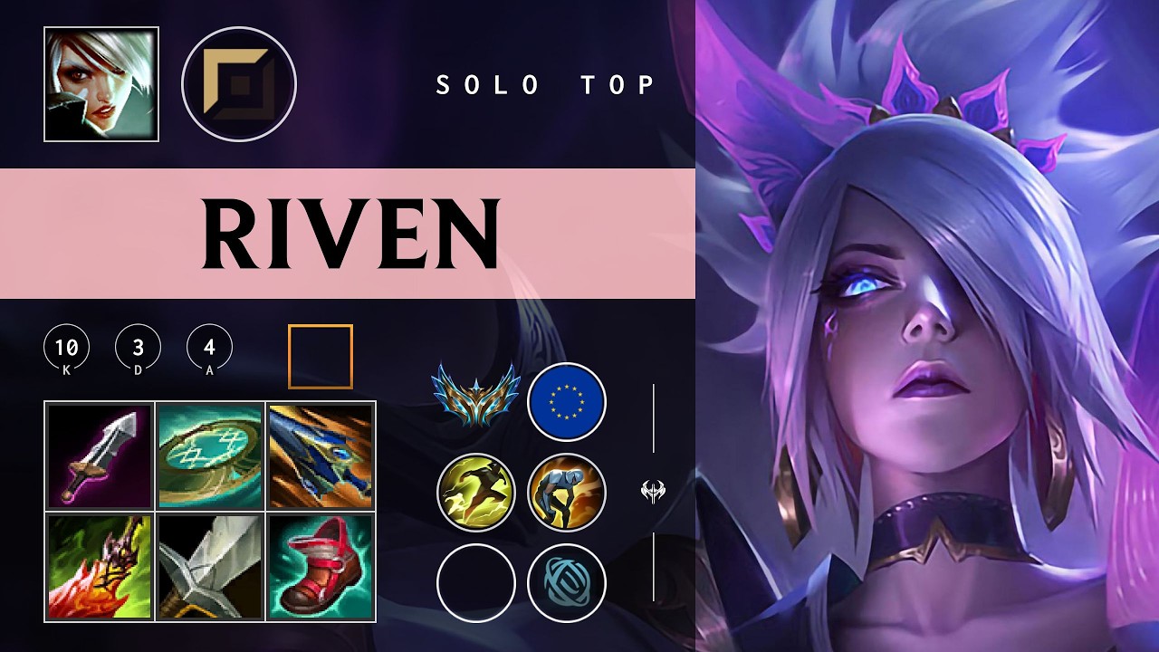 Riven Top vs Cassiopeia - EUW Challenger Patch 26.02