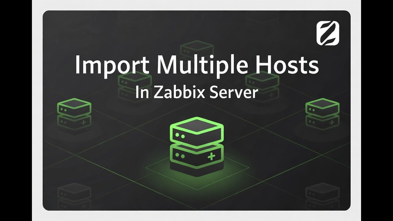 Import Multiple Hosts in ZABBIX Server