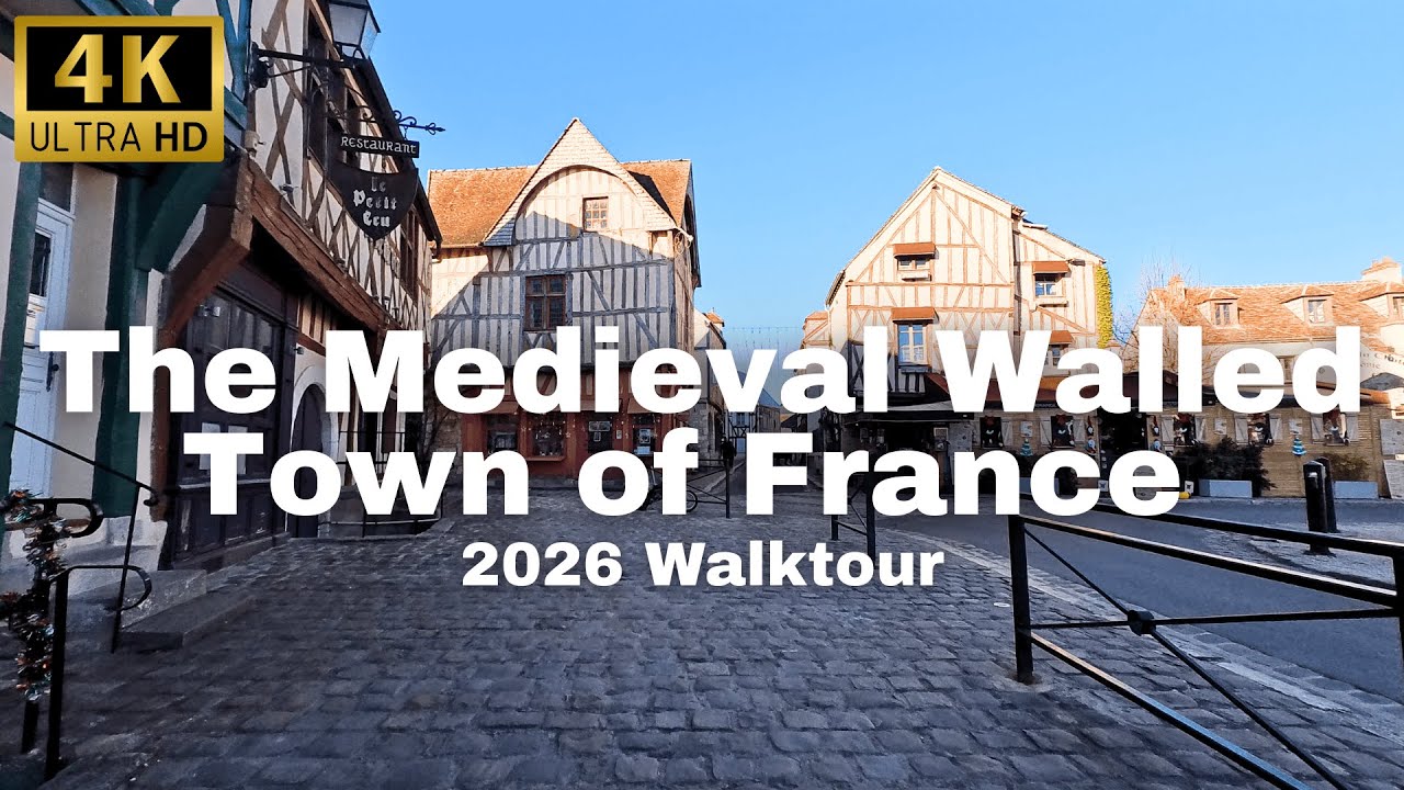 [4K] Exploring Provins, France | A UNESCO Heritage Site Just 1.5 Hours Away From Paris
