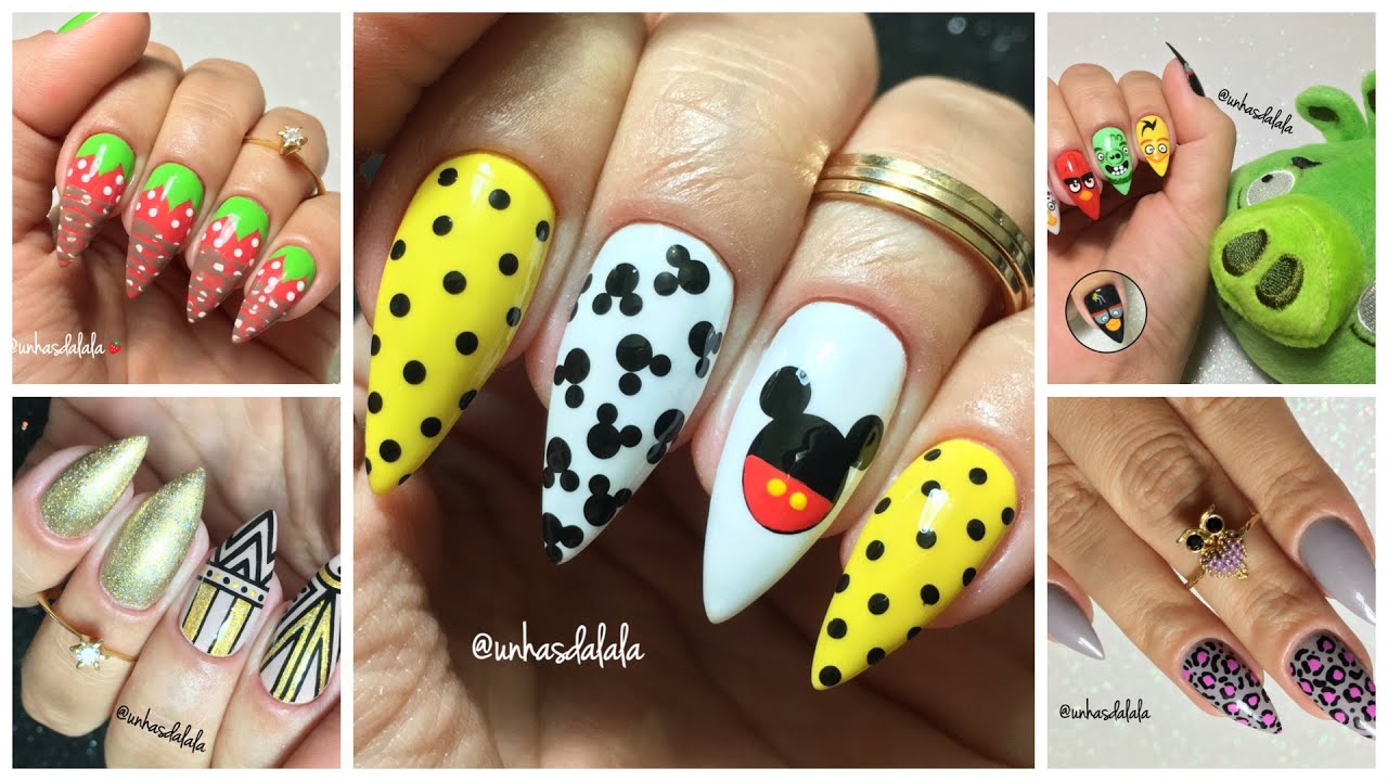 IDEIAS UNHAS DECORADAS 01 | PASSO A PASSO | TRUQUES FACEIS DE FAZER | TENDENCIAS TUTORIAL UNHAS