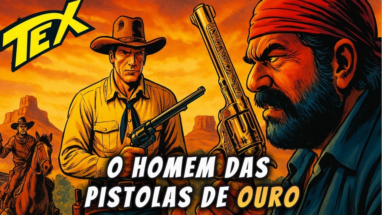Tex Willer - O Homem das Pistolas de Ouro &ndash; O Vingador | HQ Narrada Hist&oacute;ria Completa