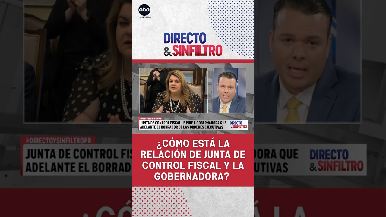 #DirectoySinFiltro 👀 &iquest;C&oacute;mo est&aacute; la relaci&oacute;n de Junta de Control Fiscal y la Gobernadora?