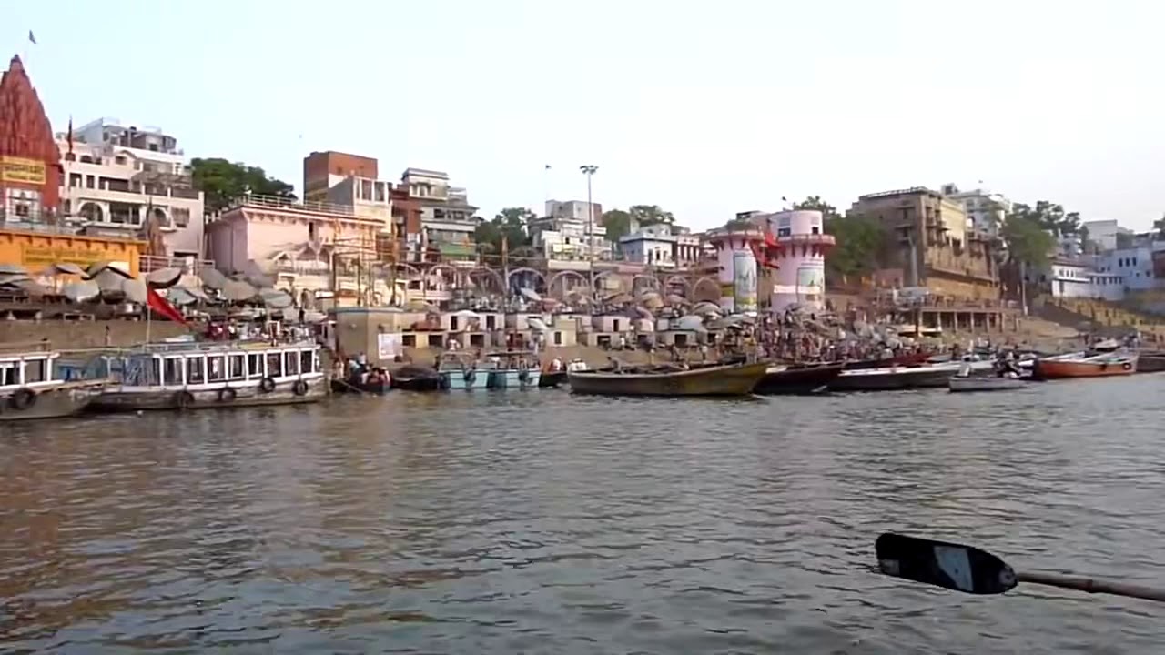 Boat ride on Ganges River,  Varanasi India