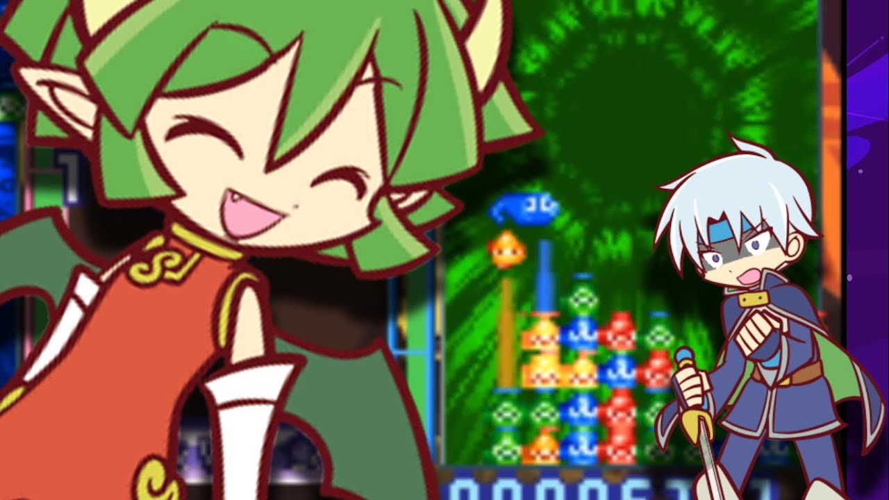 [Request] Schezo vs Draco Transformation / Daihenshin Mode (Puyo Puyo 7) with CPU Quick Drop Cheat