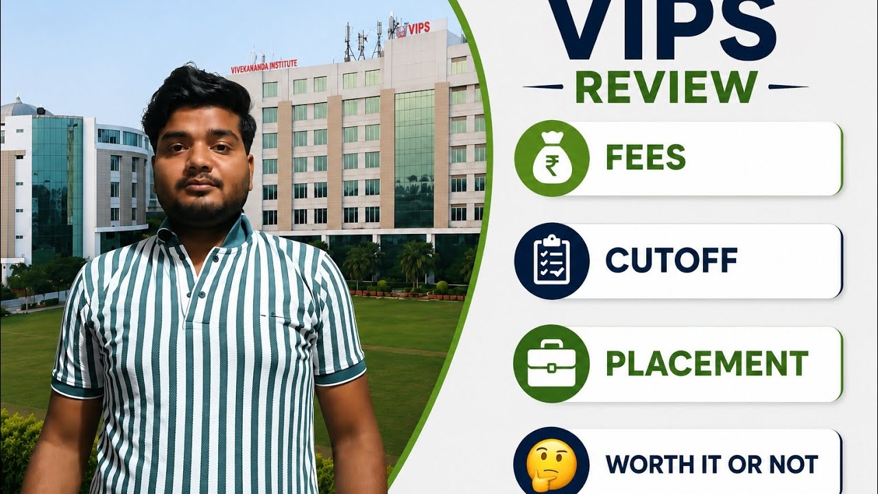 Vivekananda Institute of Professional Studies Review || Vips 2026 fees Cutoff Placement 