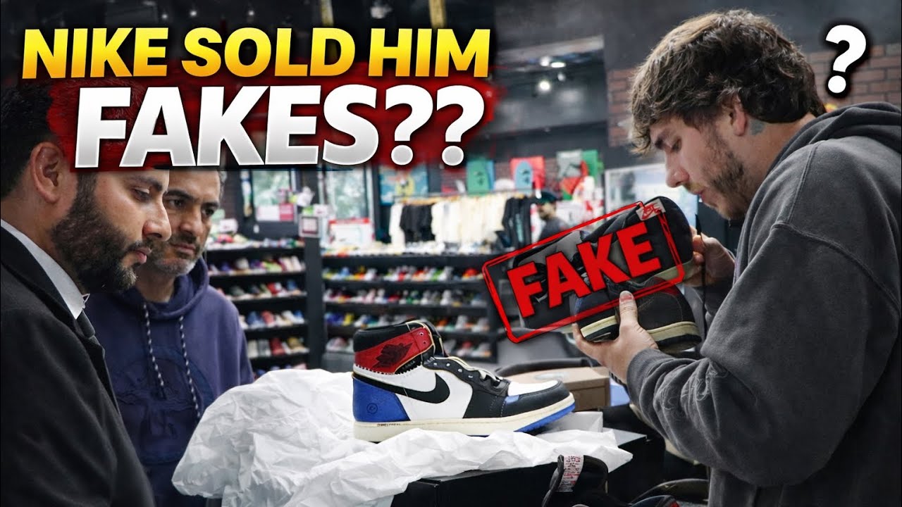 NIKE SOLD HIM FAKE SHOES?!