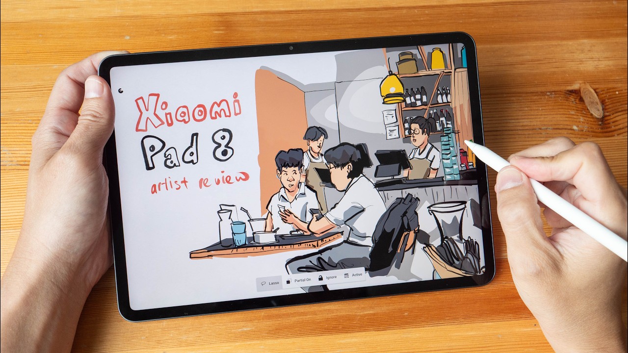 Xiaomi Pad 8 (global ROM) with Focus Pen Pro (artist review)