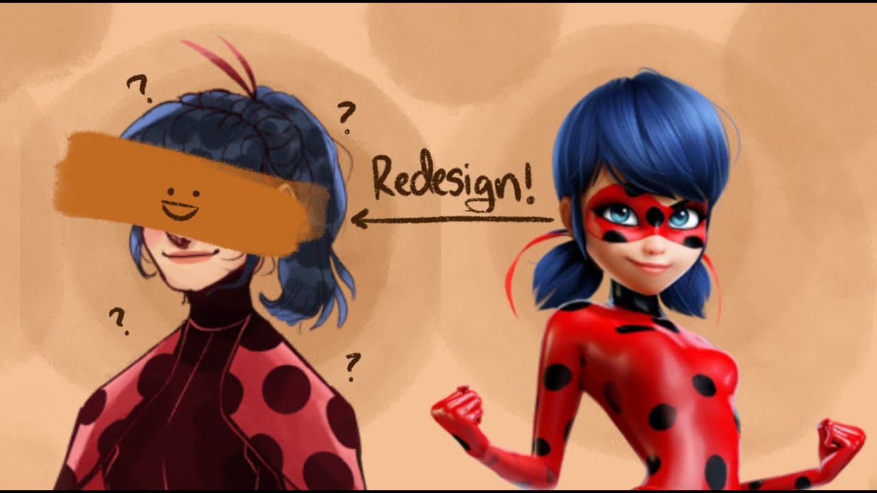 i redesigned bug lady from miraculous