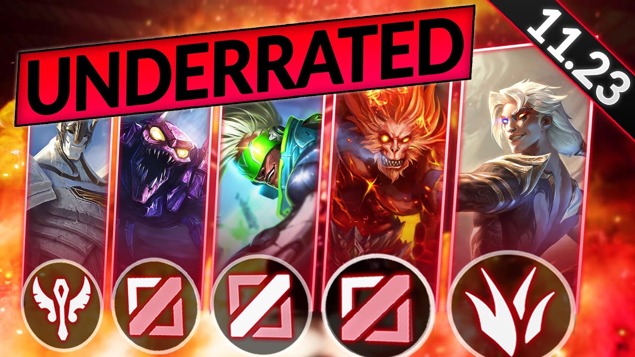 12 MORE UNDERRATED Champions of ALL ROLES RIGHT NOW - Patch 11.23 - LoL Guide