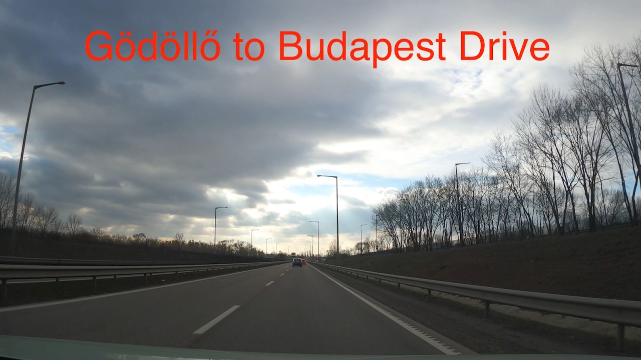 Gödöllő to Budapest - Hungary Winter Drive (4K)