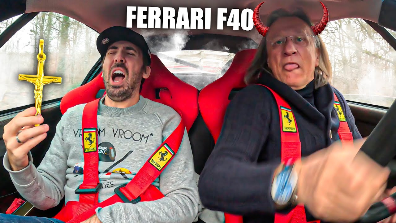 Le professeur RAUL me TERRORISE dans sa FERRARI F40 (donnez lui des calmants)