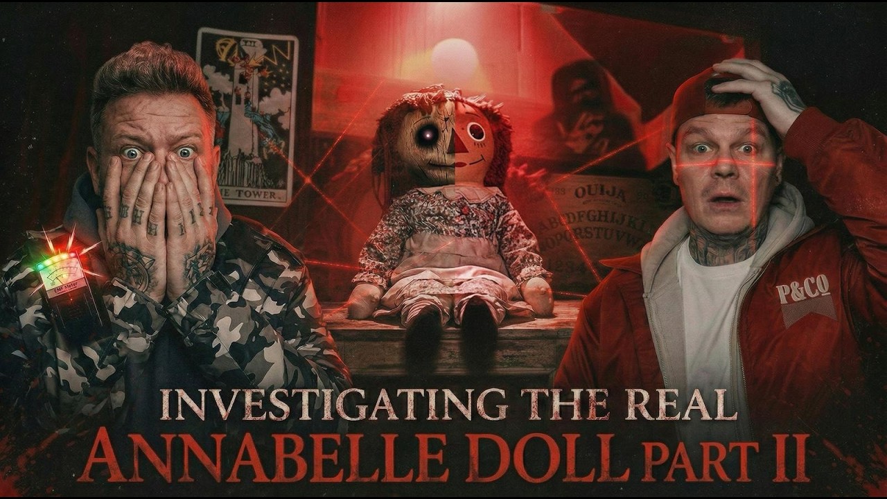 A Sleepover WITH THE REAL ANNABELLE DOLL! Full Paranormal investigation, SHE REMEMBERED US! WARNING!