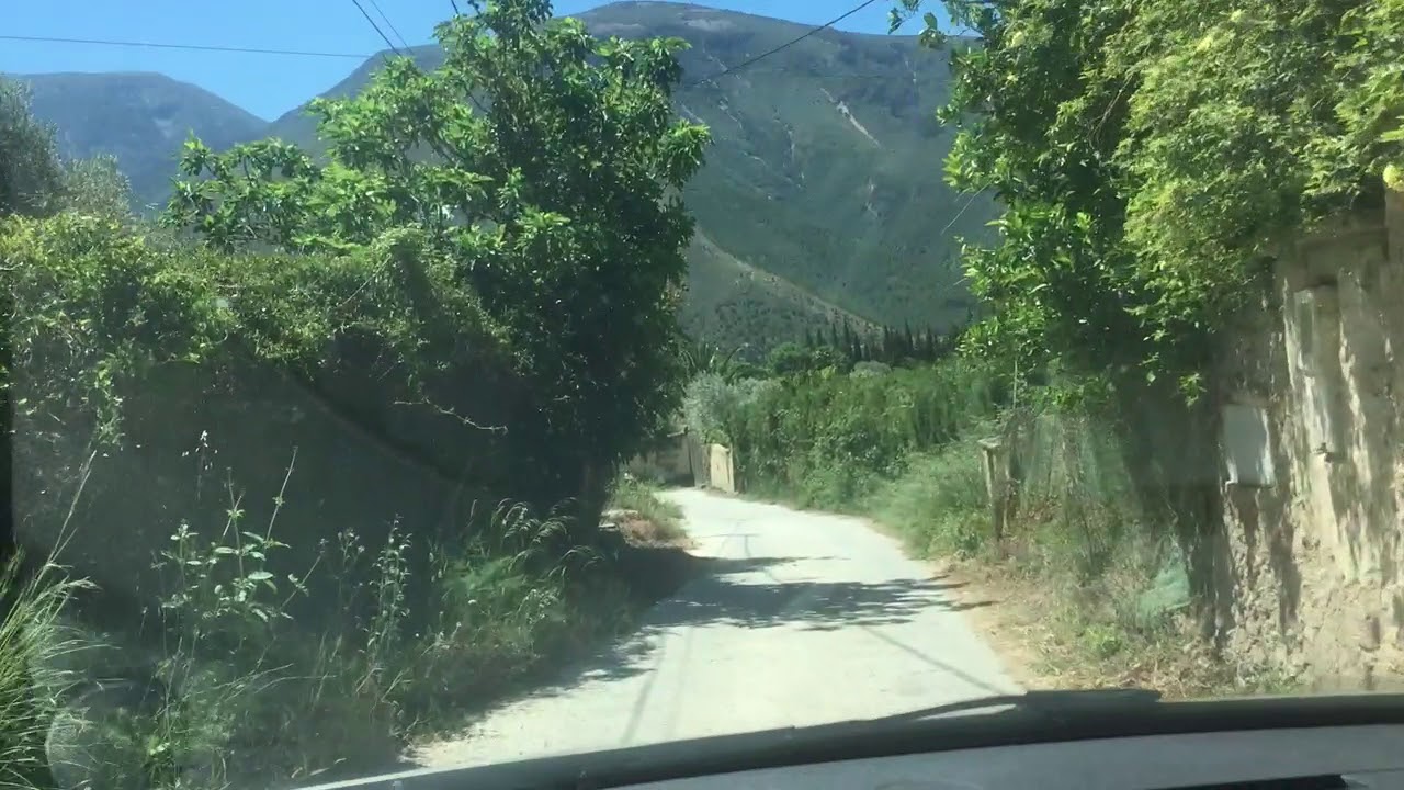 The road to the Mosque in Orgiva, Andalucia.