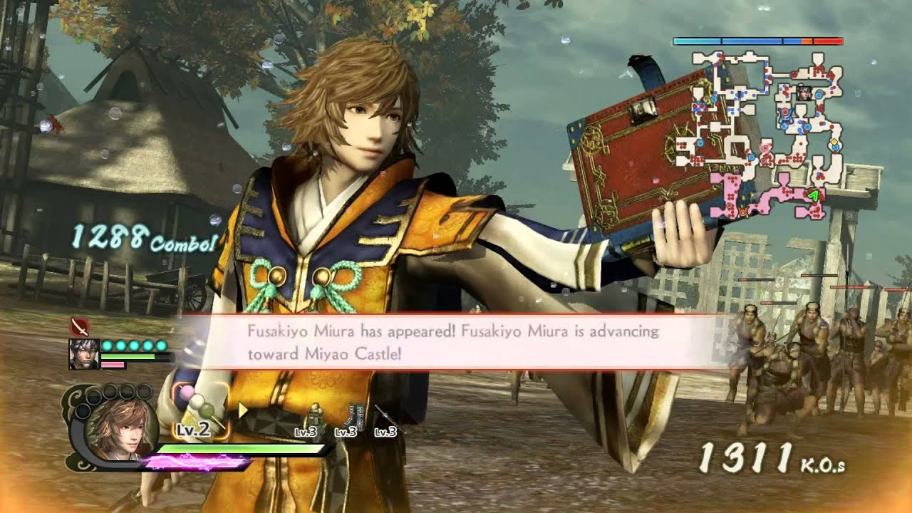 Samurai Warriors 4 - PS4 - Takakage Kobayakawa Combos with DLC Weapon