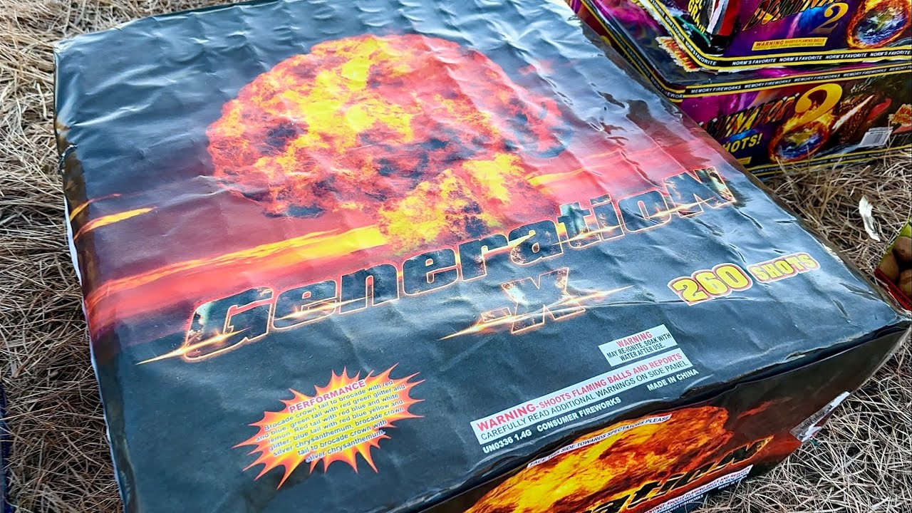 GENERATION X 260 SHOT 1/1 FIREWORK CAKE