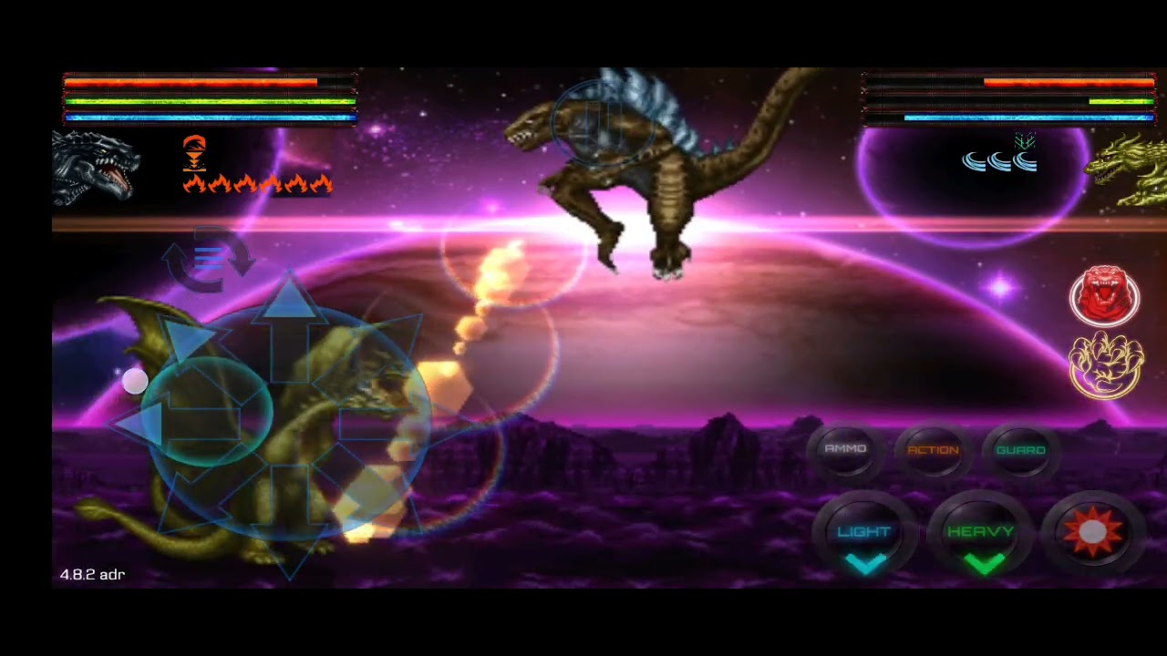 Zilla vs king ghidora (Godzilla ovniverse)