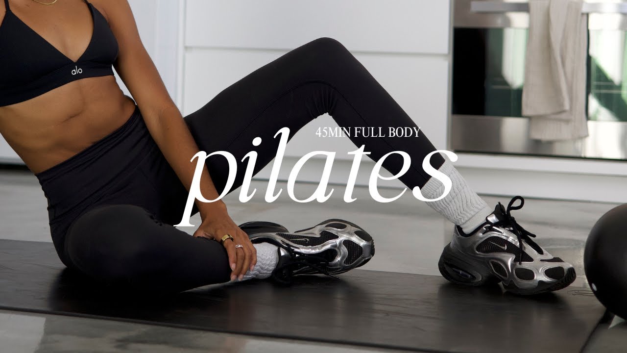 45MIN MAT PILATES WORKOUT | full-body sculpt | optional props (intermediate)
