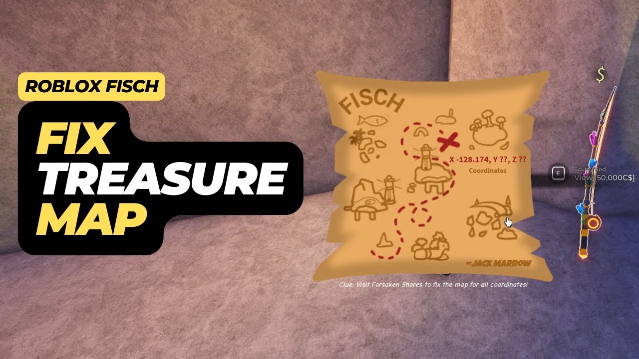 How to Fix the Treasure Map on Forsaken Shores in Roblox Fisch