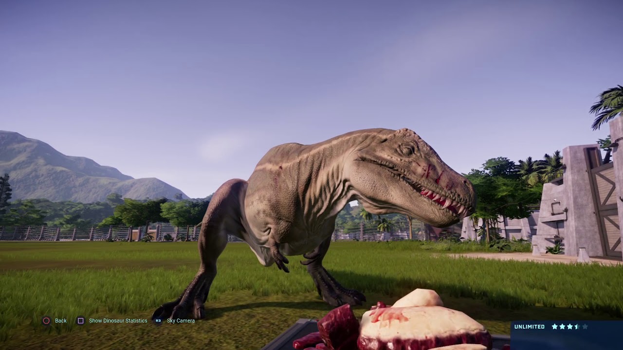 Jurassic World Evolution: Albertosaurus pair vs Acrocanthosaurus (Base Genome)