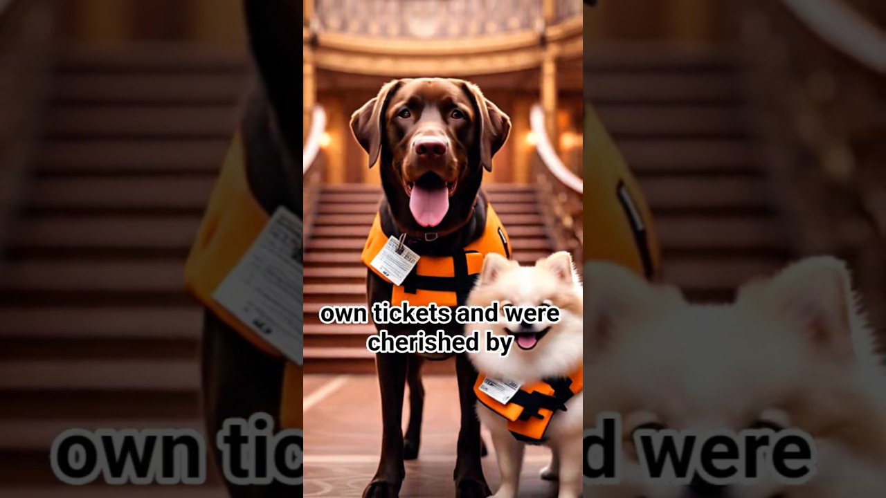 The Dogs Who Bought The Tickets #titanic #viral #dogs  #history