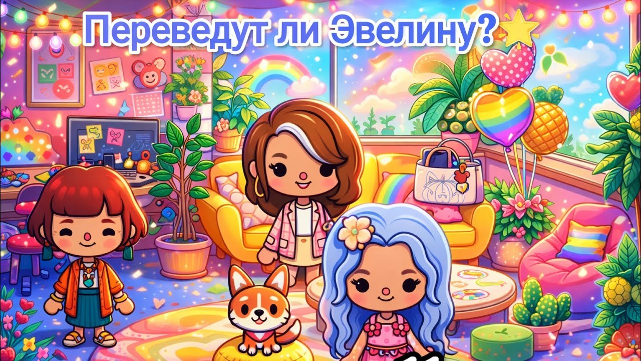 Переведут Эвелину на домашнее обучение || Новая ученица || Toca Boca 11 Серия