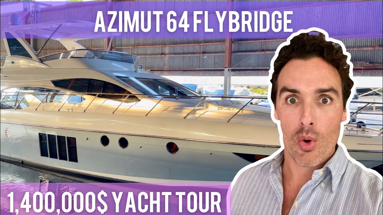 Яхтенный тур стоимостью 1 400 000 долларов: 2013 64-футовый AZIMUT FLYBRIDGE